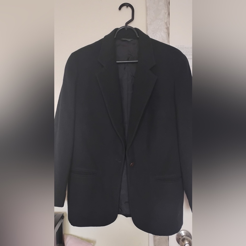 J. Crew Men's Elegant Black Blazer